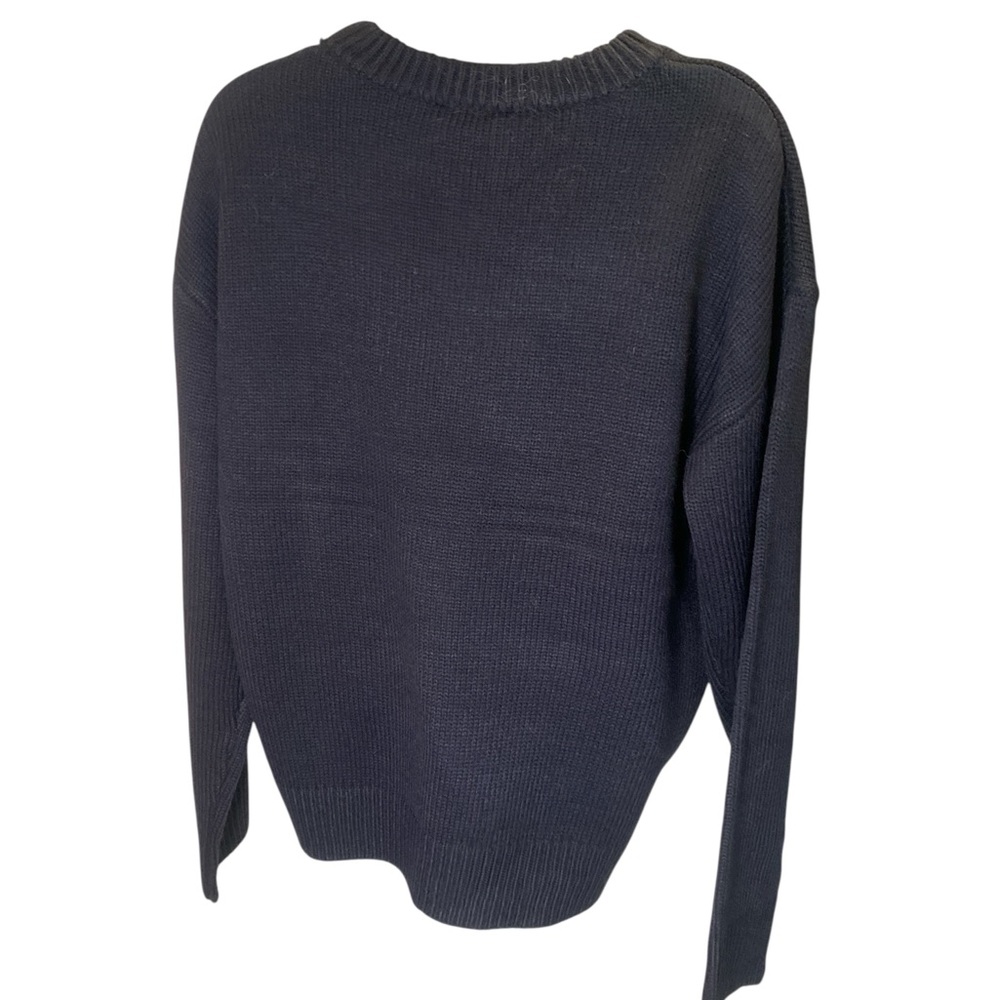 Vici Black and White New York Sweater small/oversized/baggy - Picture 6 of 6